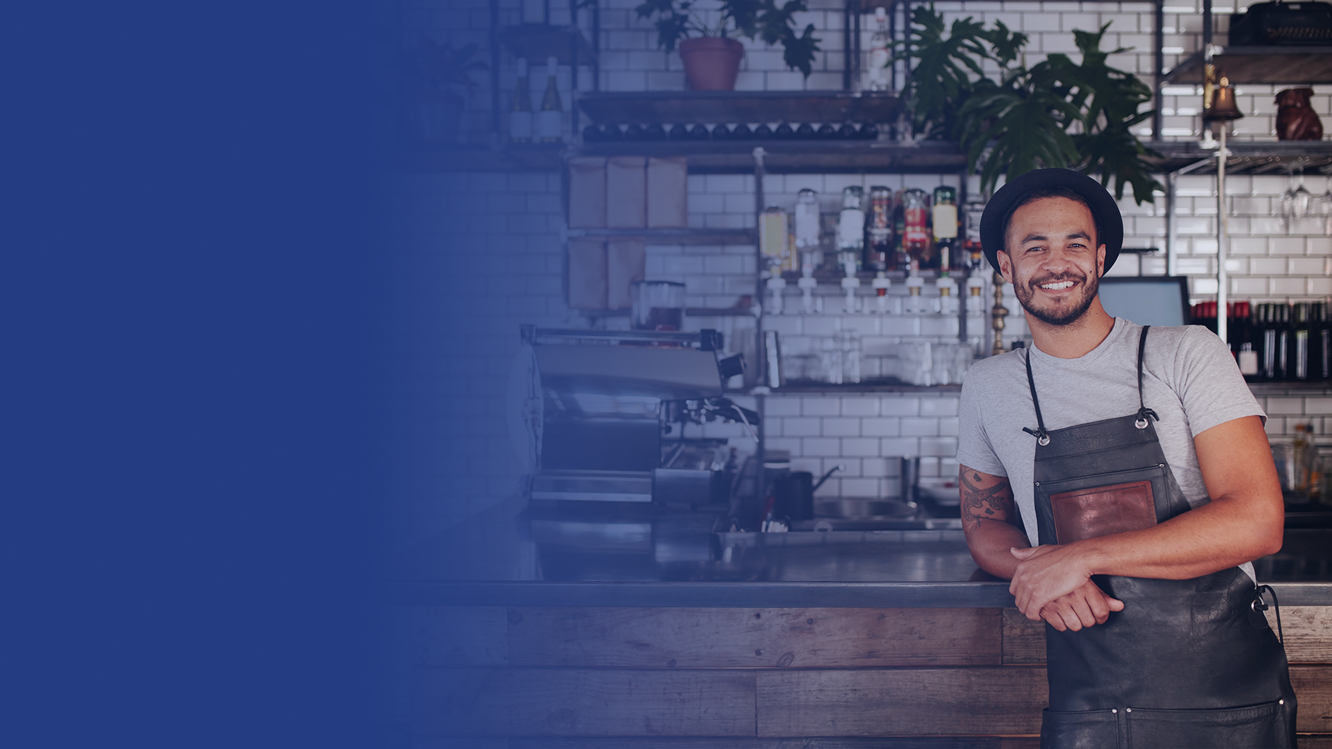 Young Restaurant Worker